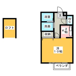 ウインベルハイツ【2階】の間取り