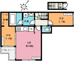 グランツリー桶川【2階】の間取り