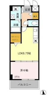 ボナールコート【4階】の間取り