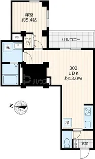 仮称やなかのなかA【3階】の間取り