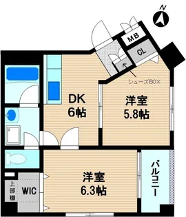 チェレステアルベロ【4階】の間取り