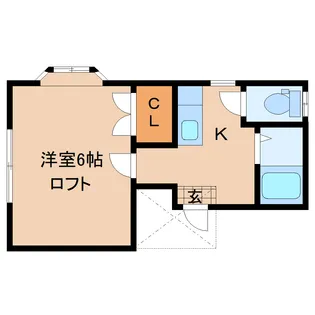 アップルハウス平成【2階】の間取り