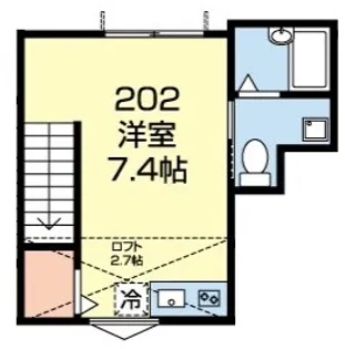 グロスピエール経堂【2階】の間取り