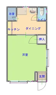 ありえす木場【1階】の間取り