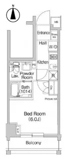 プラウドフラット富士見台【4階】の間取り
