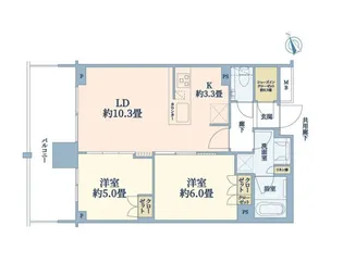 リビオタワー羽沢横浜国大【20階】の間取り