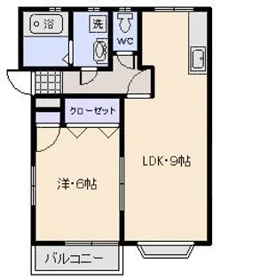ウイング16【2階】の間取り
