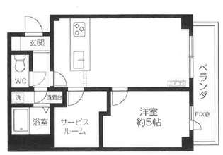 エトワール仲宿【3階】の間取り