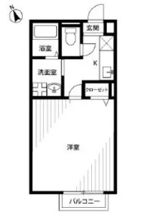 アムール里【1階】の間取り