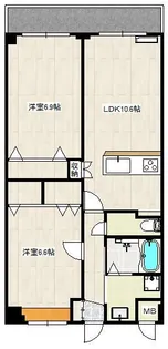 レジデンス宮城野テラス【6階】の間取り