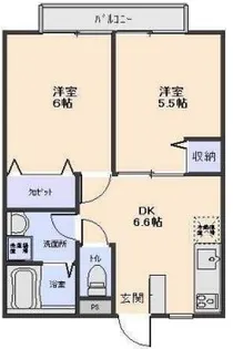 ケート井の頭【2階】の間取り