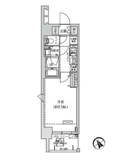 ブランシエスタ駒込【2階】の間取り