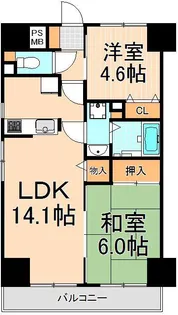 ロイヤルプラザ浅草【4階】の間取り