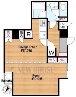 スカイエスタ【7階】の間取り