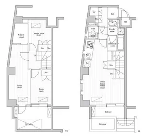 レジデンス桜新町ガーデンの間取り