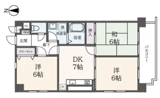 アルブルヴィラージュ【1階】の間取り