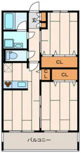 ドミール新川崎【3階】の間取り