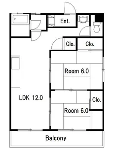 グランドマンション【4階】の間取り