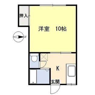 パルタウンK【1階】の間取り
