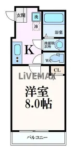 アークリード二条城北【4階】の間取り
