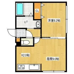 A BOND平岸【1階】の間取り