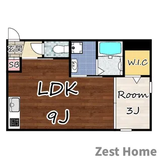 LEGGERO武庫川【1階】の間取り