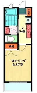 APARTMENT SHIRAISHI【2階】の間取り