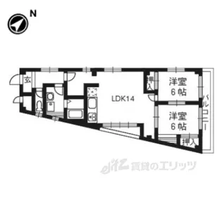 リーブル一ノ井【3階】の間取り