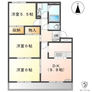 ファイン・コール【1階】の間取り