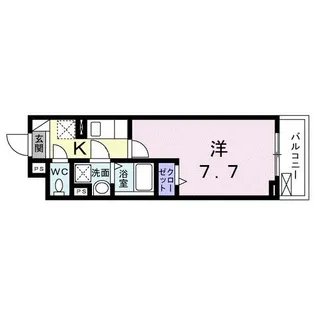 カミーノ・デ・日暮里【2階】の間取り