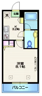 メゾン アペイロン【1階】の間取り