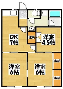 レスコモトヤシキ【1階】の間取り