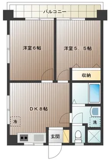ハーミットセル南阿佐ヶ谷【2階】の間取り