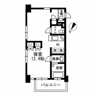 レジディア代々木II【5階】の間取り