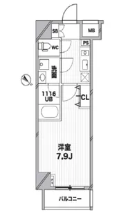 レオーネ板橋本町駅前【3階】の間取り