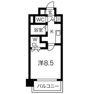 KAISEI本町通【6階】の間取り