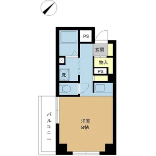 リバティープラザ本町【7階】の間取り