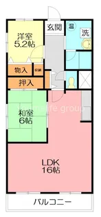 厚木寿町サンハイツ【2階】の間取り