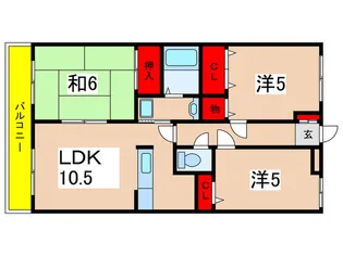 第3旭マンション【3階】の間取り