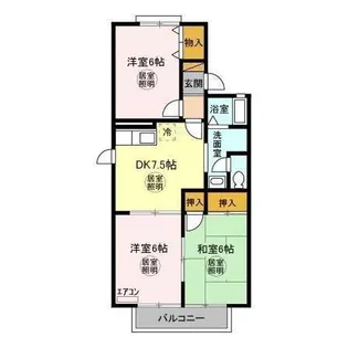 オーシャンサイドI【1階】の間取り