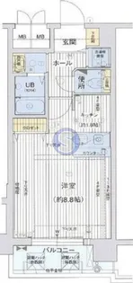 プレサンス京大東【3階】の間取り