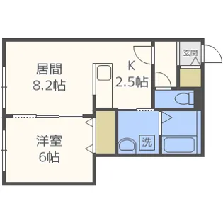 ドルチェヴィータ【3階】の間取り