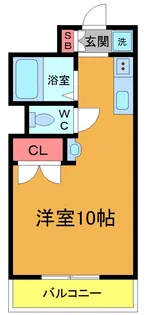グランベール1号館【2階】の間取り