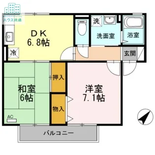 エスポワール大川田I【2階】の間取り