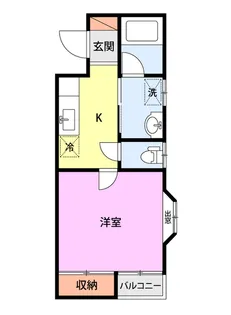 メイプル福山【2階】の間取り