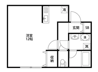 柳都ハイツ東堀【2階】の間取り
