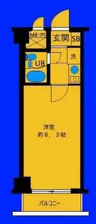 モンテベルデ横浜中央【9階】の間取り