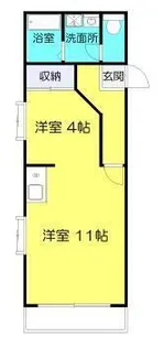 アーバンビレッジ清武【2階】の間取り
