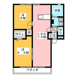 サンハイム【2階】の間取り