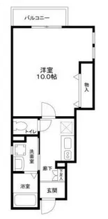 Ponoa桜坂【1階】の間取り